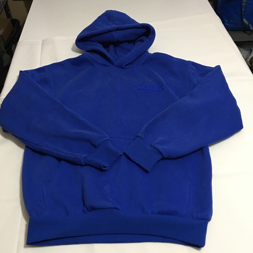 Comfrt Hoodie and Sweatpants Set Small Blue Fleece Lined - Picture 2 of 13